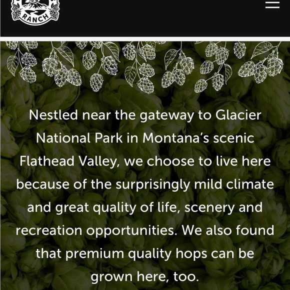 Glacier Hops Ranch Tee - Women’s Small - Picture 4 of 10